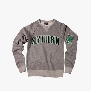 Universal Studios SLYTHERIN Grey Sweatshirt SIZE XS Harry Potter Unisex BNWT